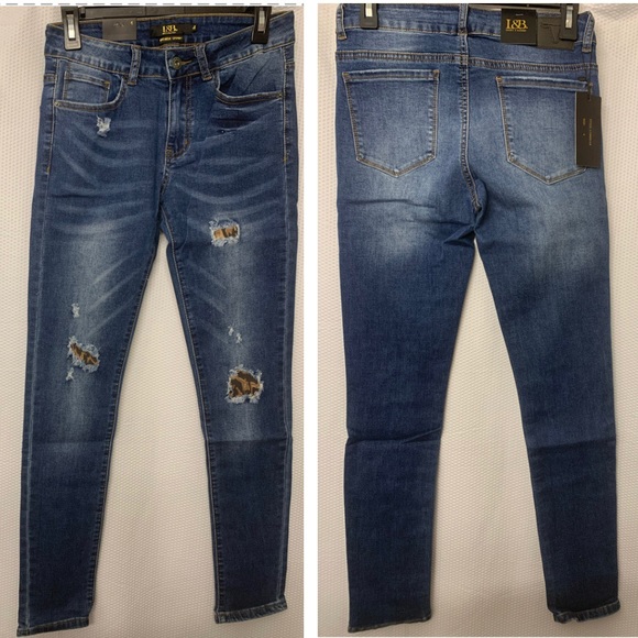 l&b leopard jeans